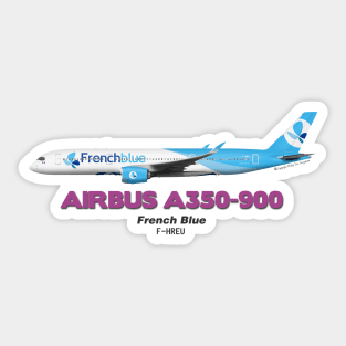 Airbus A350-900 - French Blue Sticker